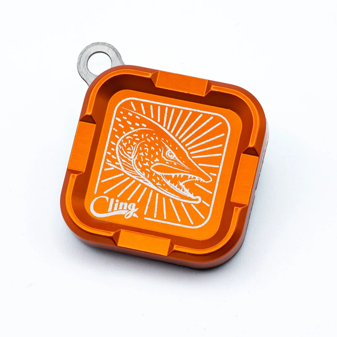 Cling Mag Grab Mini Magnetic Fly Patch Toothy Trouble Orange