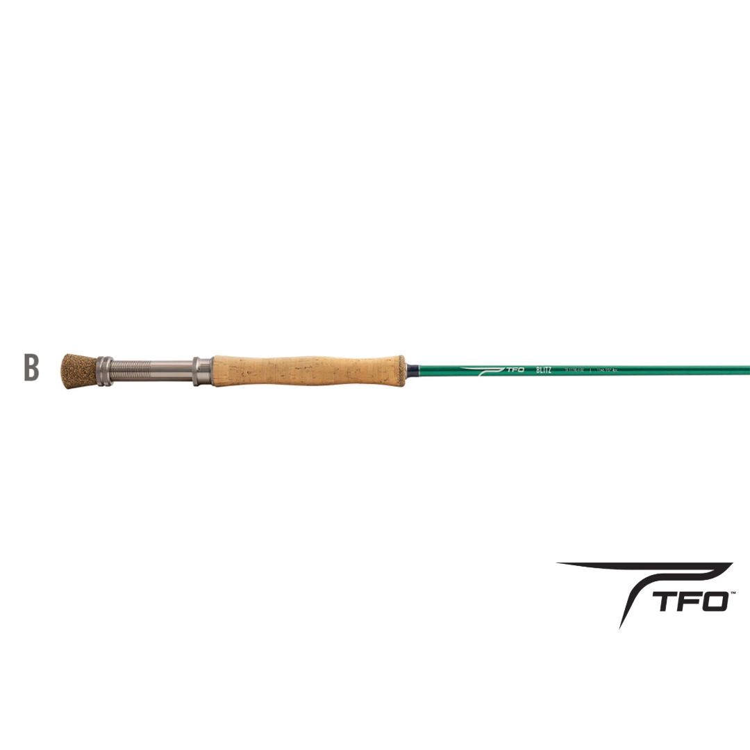 TFO Blitz Fly Rod 9' 9wt with Rod Tube