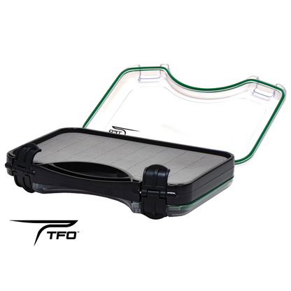 TFO D/S Waterproof Clear Lid Streamer Slit Foam with Handle Extra Large