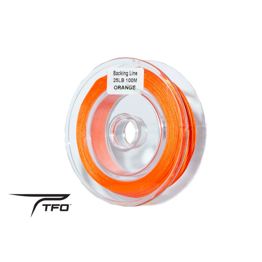 TFO Backing 25lb 100yds Orange