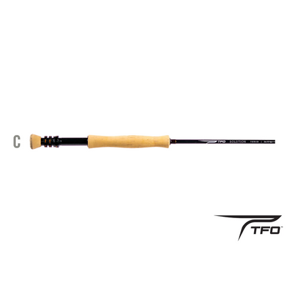TFO Fork Solution Fly Rod 9' 8wt with Rod Tube