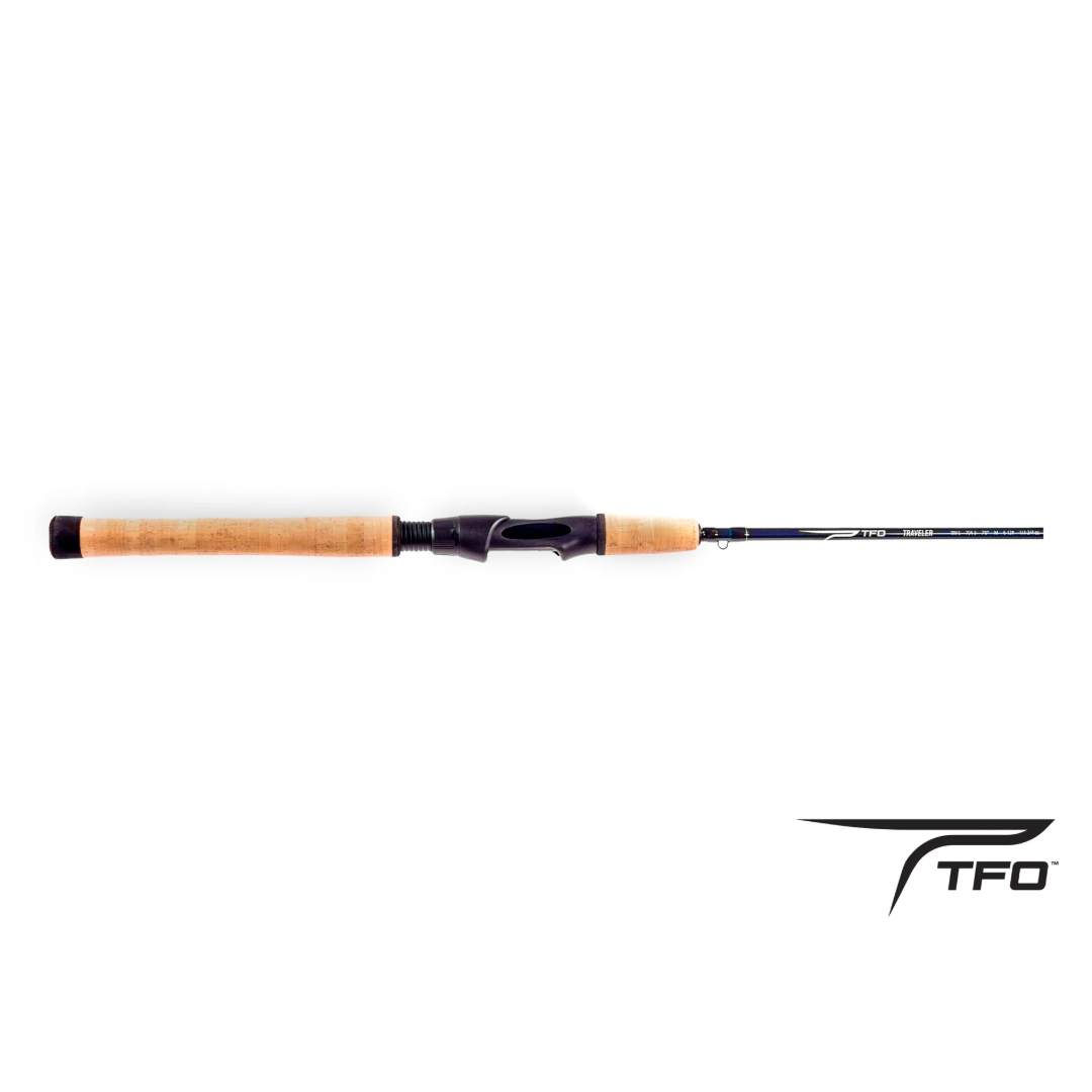 TFO TRV Traveler Spinning Rod 7' with Rod Tube MH 3-Piece