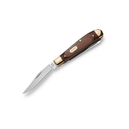 Buck 382 Trapper Knife Woodgrain
