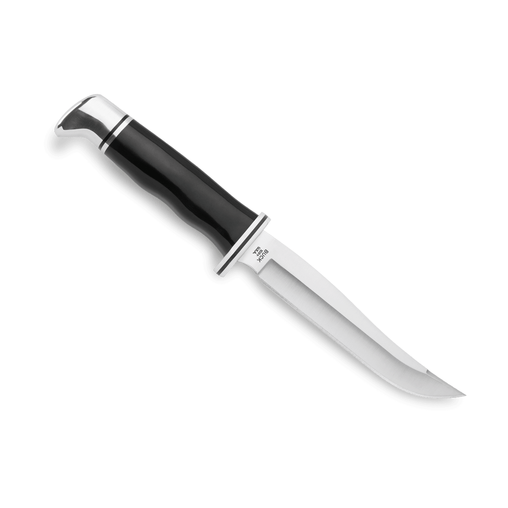 Buck 105 Pathfinder Knife with Sheath Black Phenolic