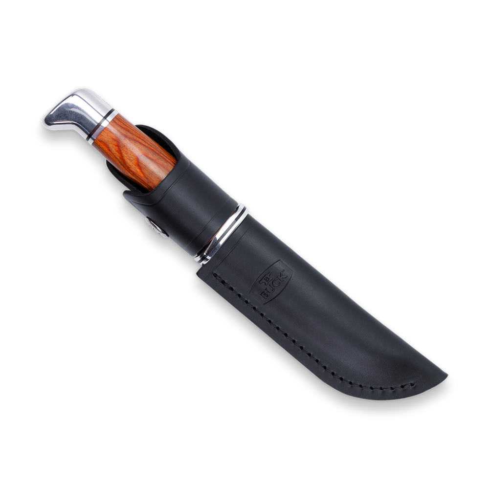 Buck 105 Pathfinder Knife with Sheath DymaLux Cocobolo Heritage