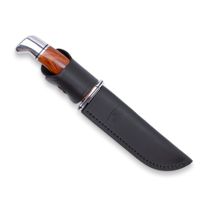 Buck 119 Special Knife with Leather Sheath DymaLux Cocobolo Heritage