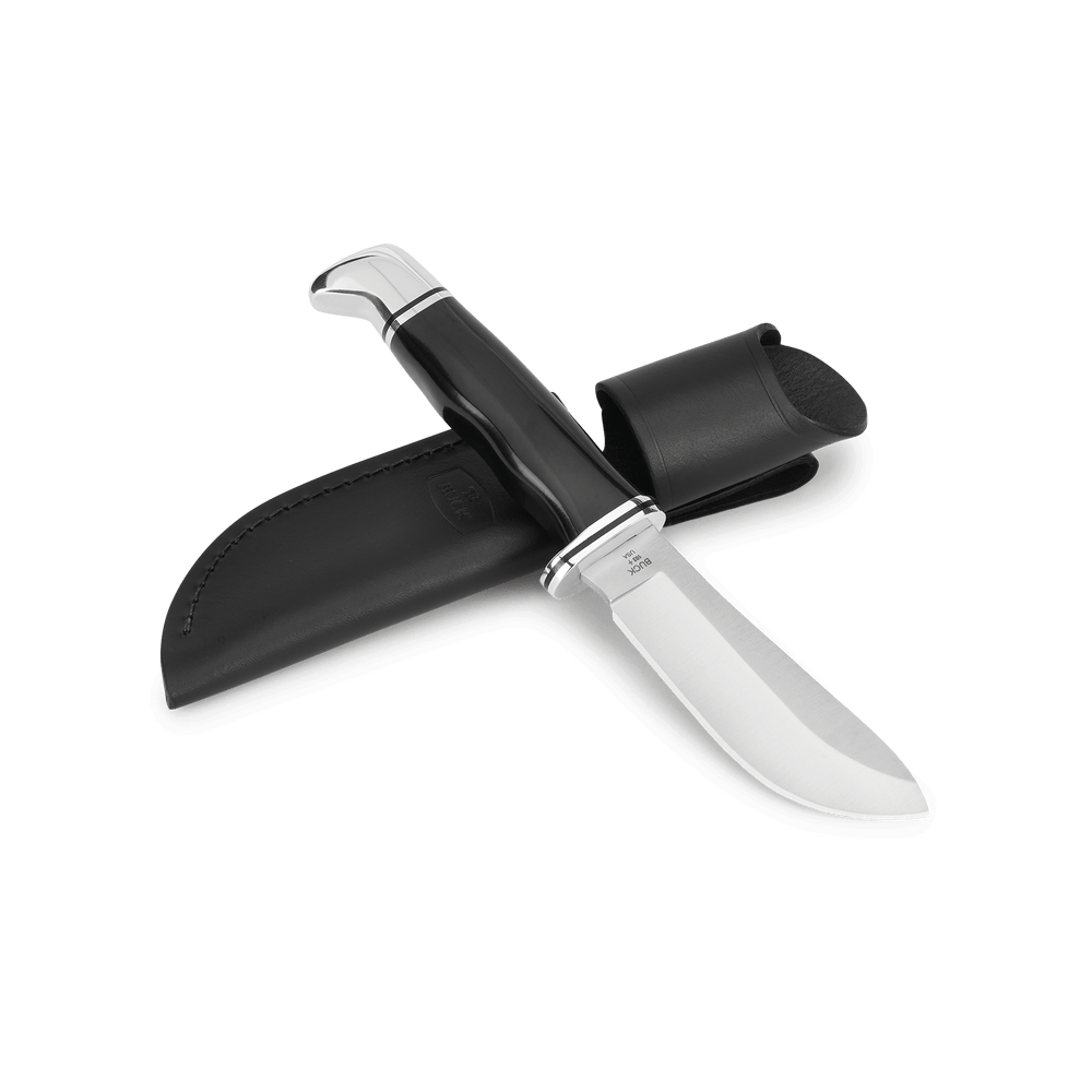 Buck 103 Skinner Knife with Sheath Black Phenolic