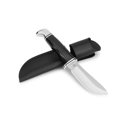 Buck 103 Skinner Knife with Sheath Black Phenolic