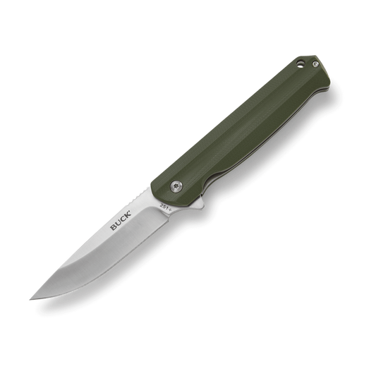 Buck 251 Langford Knife with Pocket Clip Green