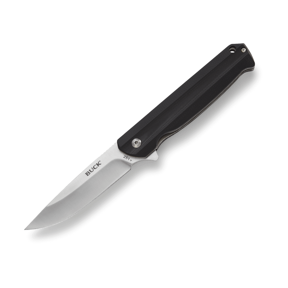 Buck 251 Langford Knife with Pocket Clip Black