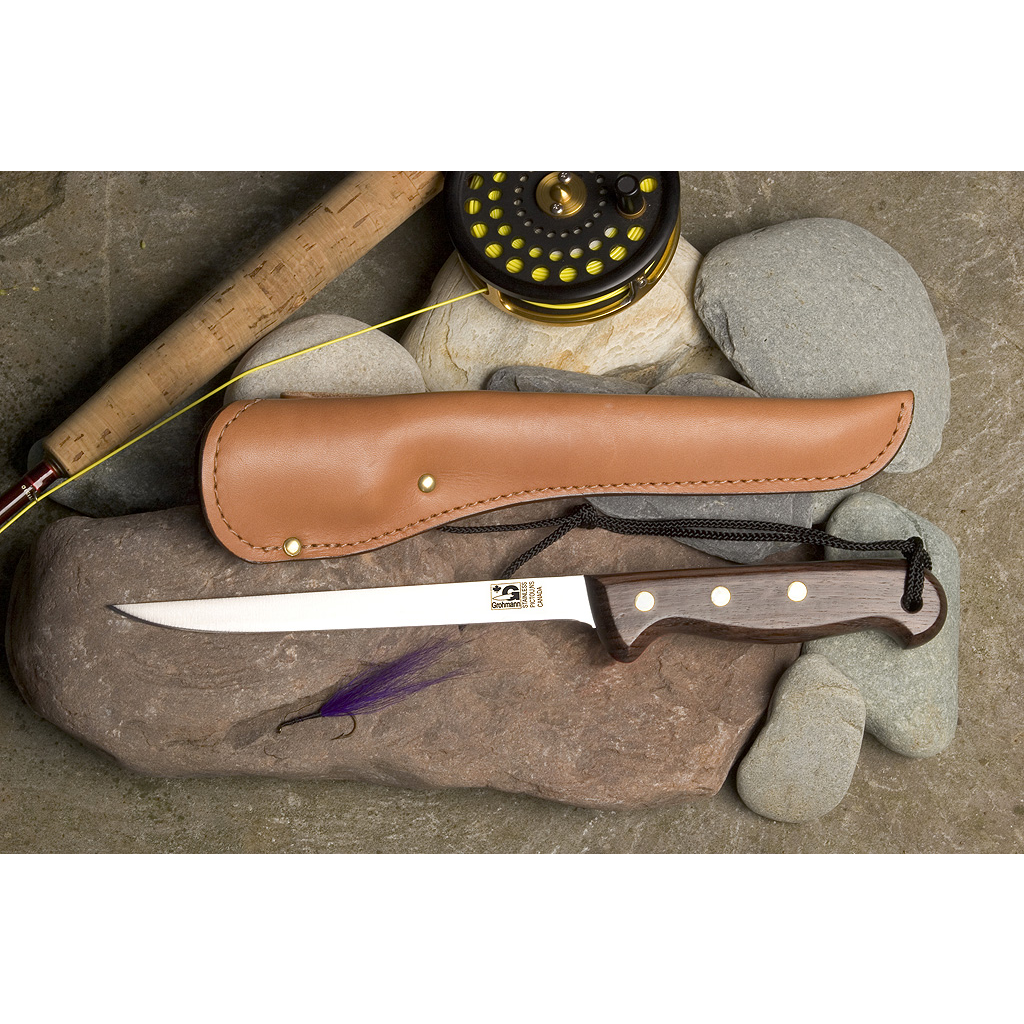 Grohmann 8" Fillet Knife W/Sheath