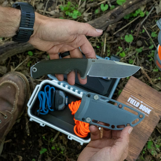 SOG Tellus FX Knife Olive Drab