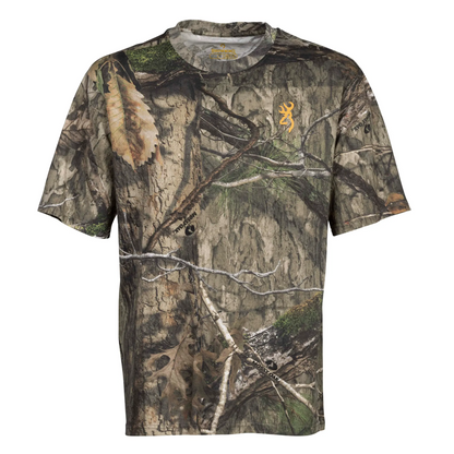 Browning Wasatch Shirt Short-Sleeve Mossy Oak Country DNA Size M