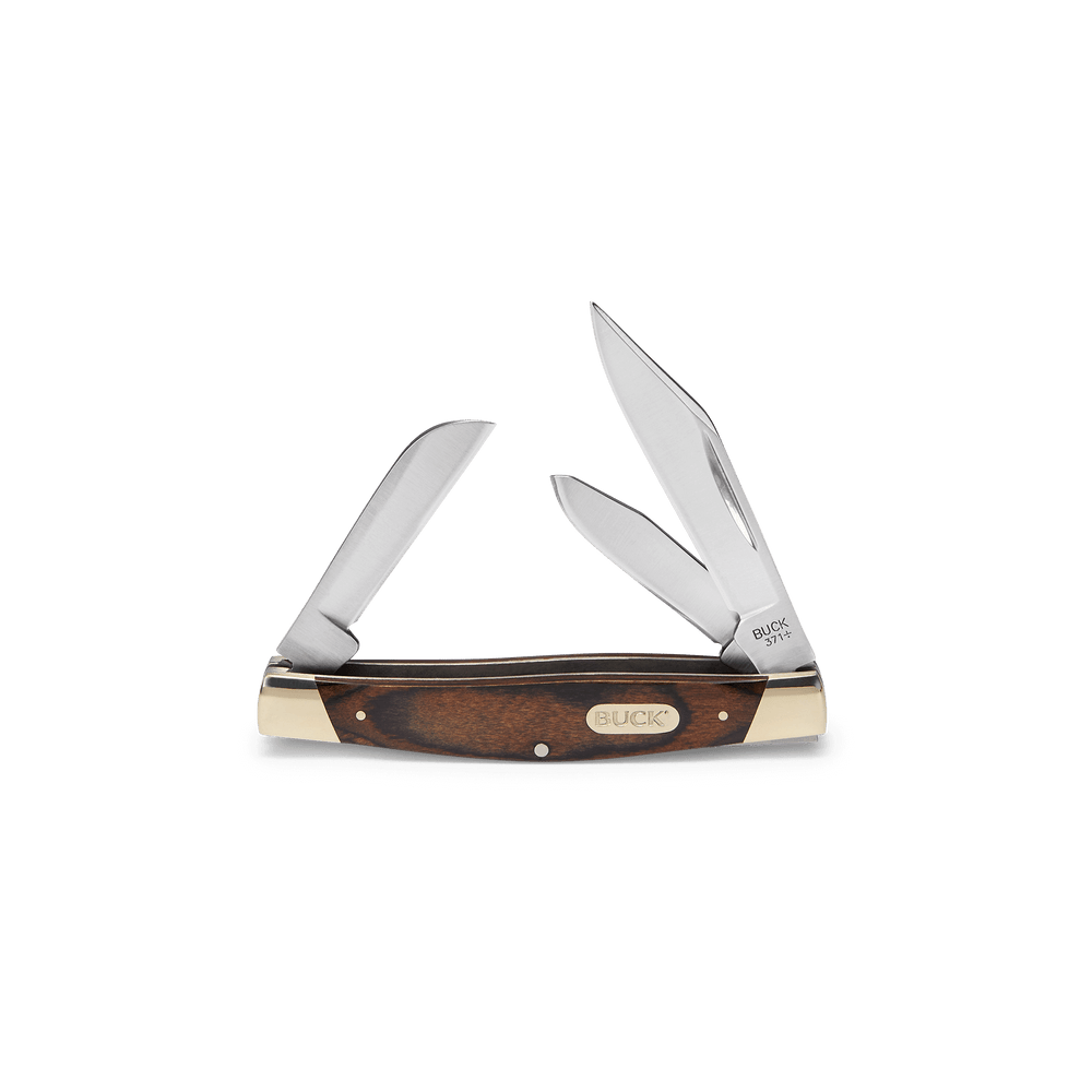 Buck 371 Stockman Knife Woodgrain
