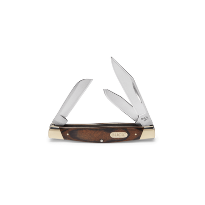 Buck 371 Stockman Knife Woodgrain