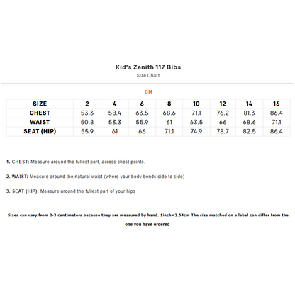 Grundens Zenith Bib Children's Navy Size 16