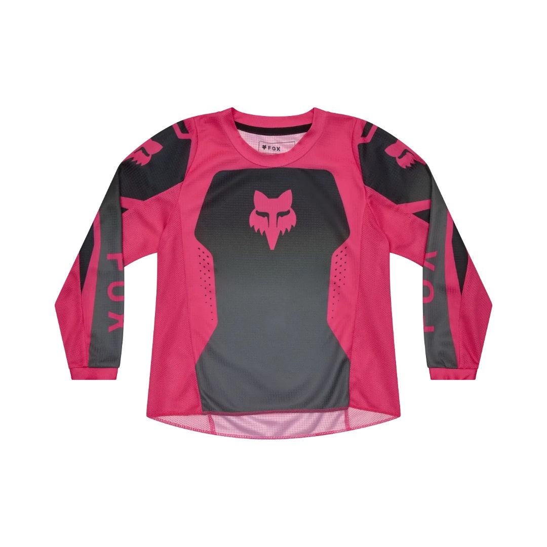 Fox 180 Shield Jersey Kid's Black and Pink Size S