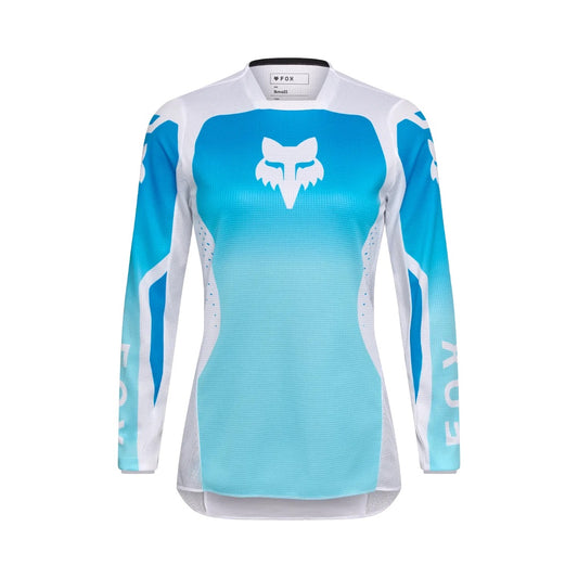 Fox 180 Shield Jersey Women's White and Blue Size XL
