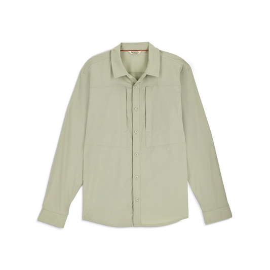 Simms Stone Cold Long Sleeve Shirt Men's Pale Pine Size M