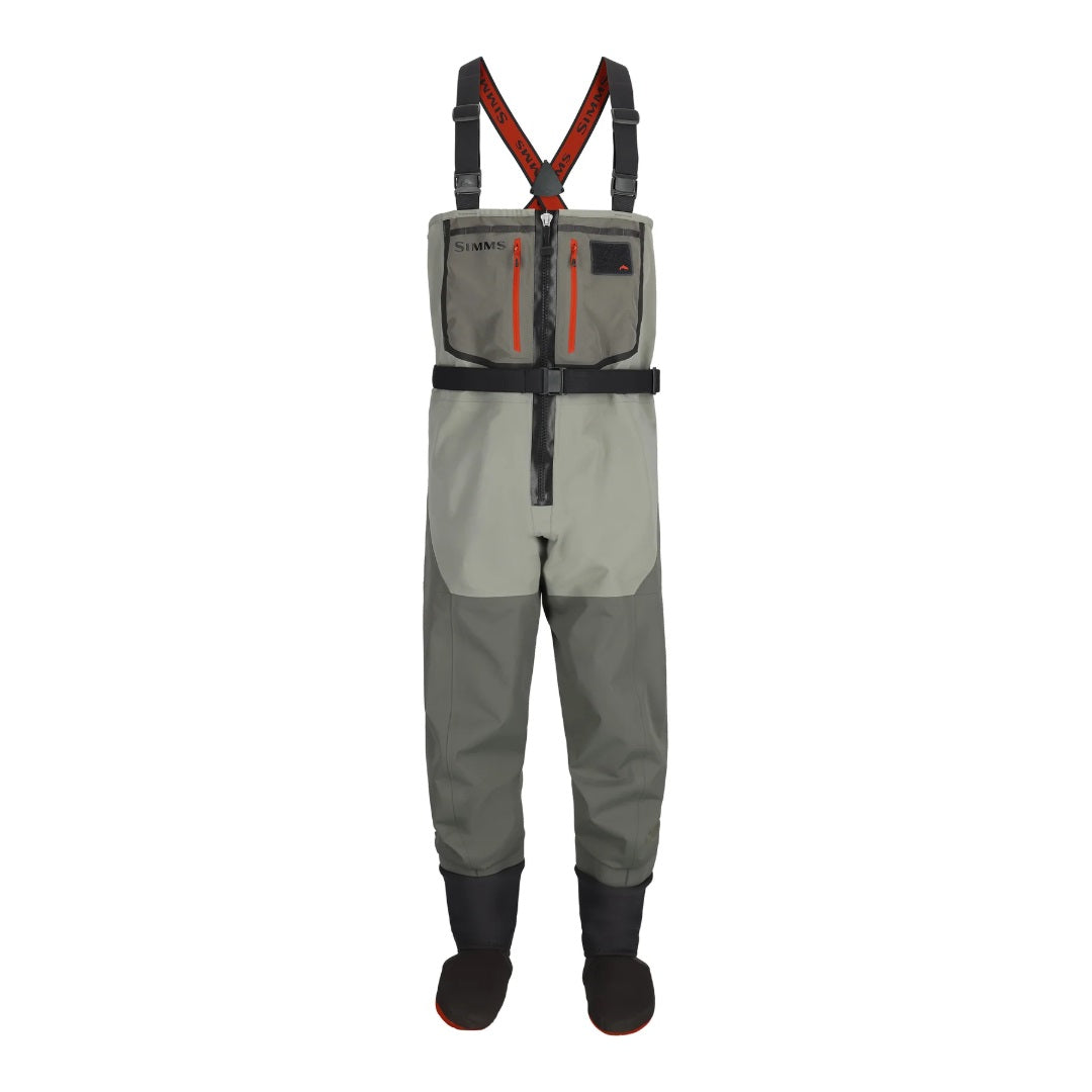 Simms Freestone Z Stockingfoot Waders Men's Smoke 9-11 Boot Size M