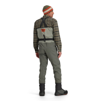 Simms Freestone Z Stockingfoot Waders Men's Smoke 9-11 Boot Size M