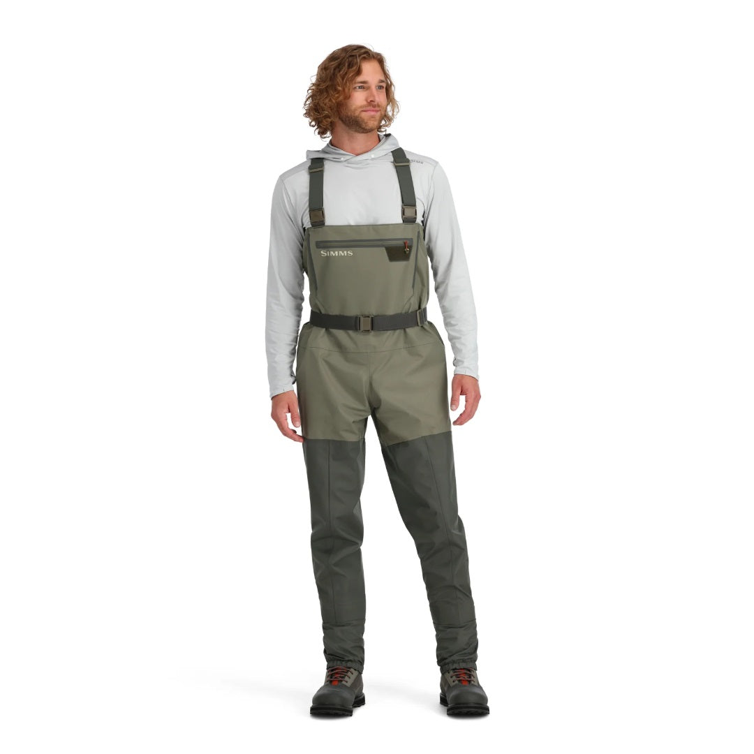 Simms Tributary Stockingfoot Waders Men's Basalt 9-11 Boot Size M King
