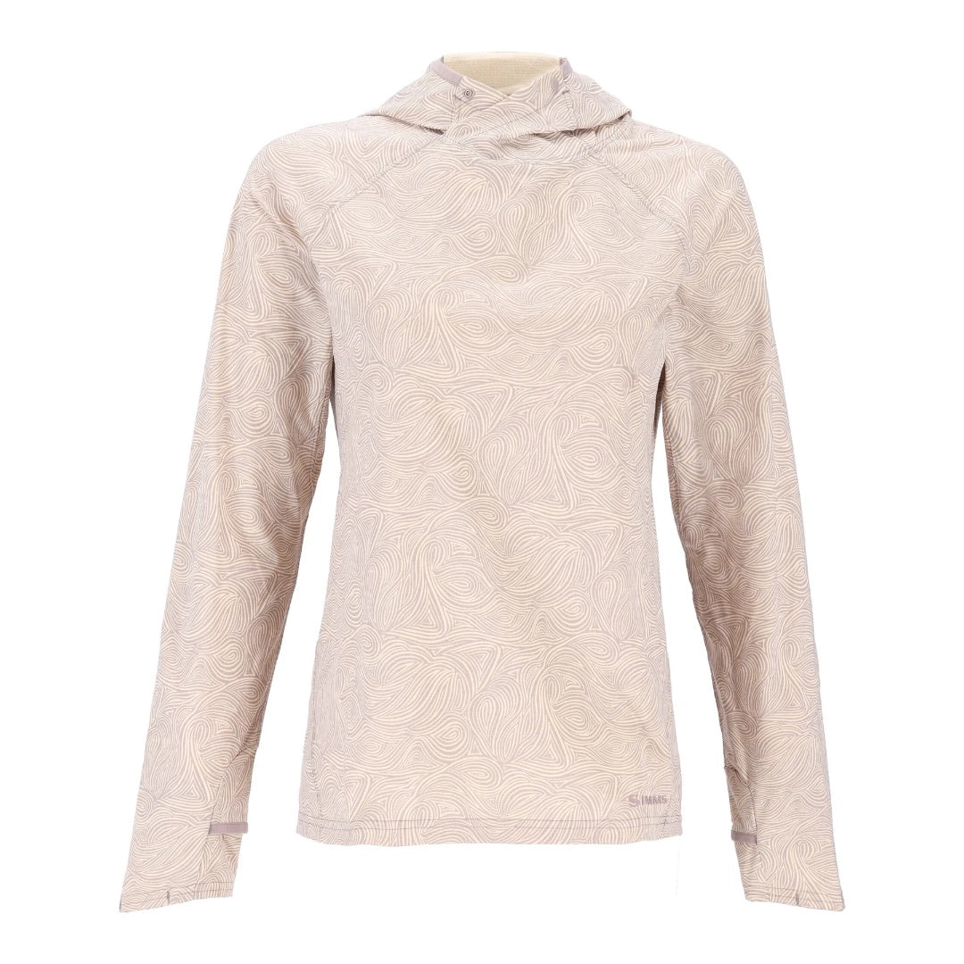 Simms Solarflex Hoodie Women's Swirl Heron Size XL