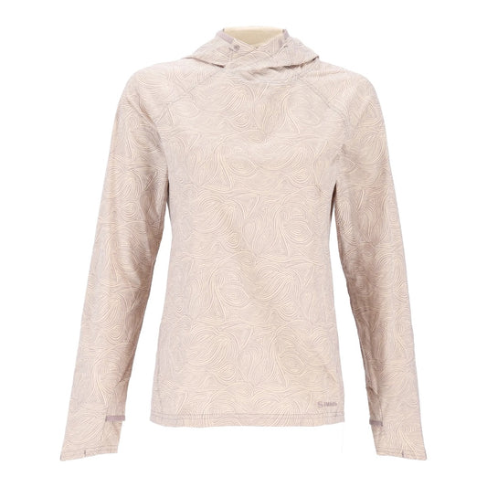 Simms Solarflex Hoodie Women's Swirl Heron Size XL