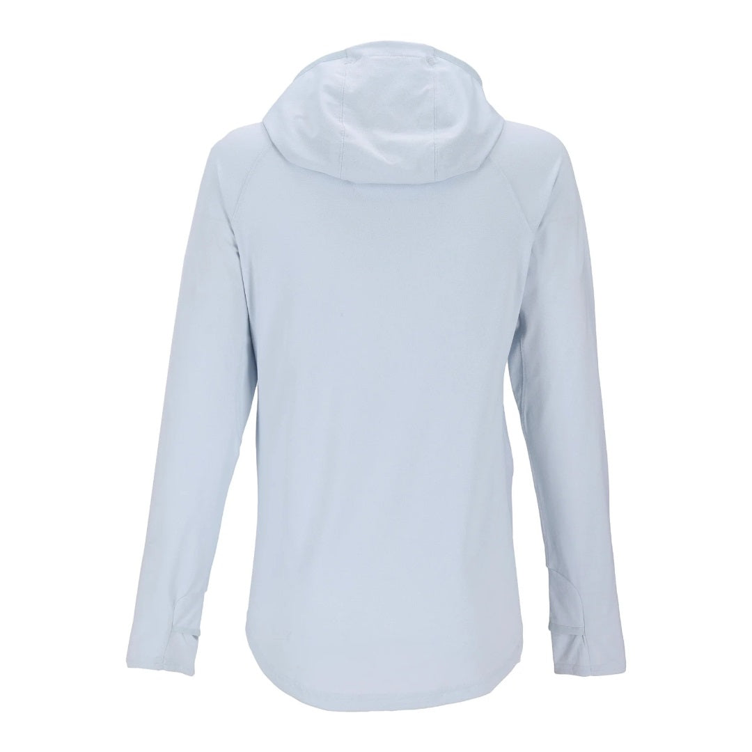 Simms Solarflex Hoodie Women's Bimini Blue Size XL
