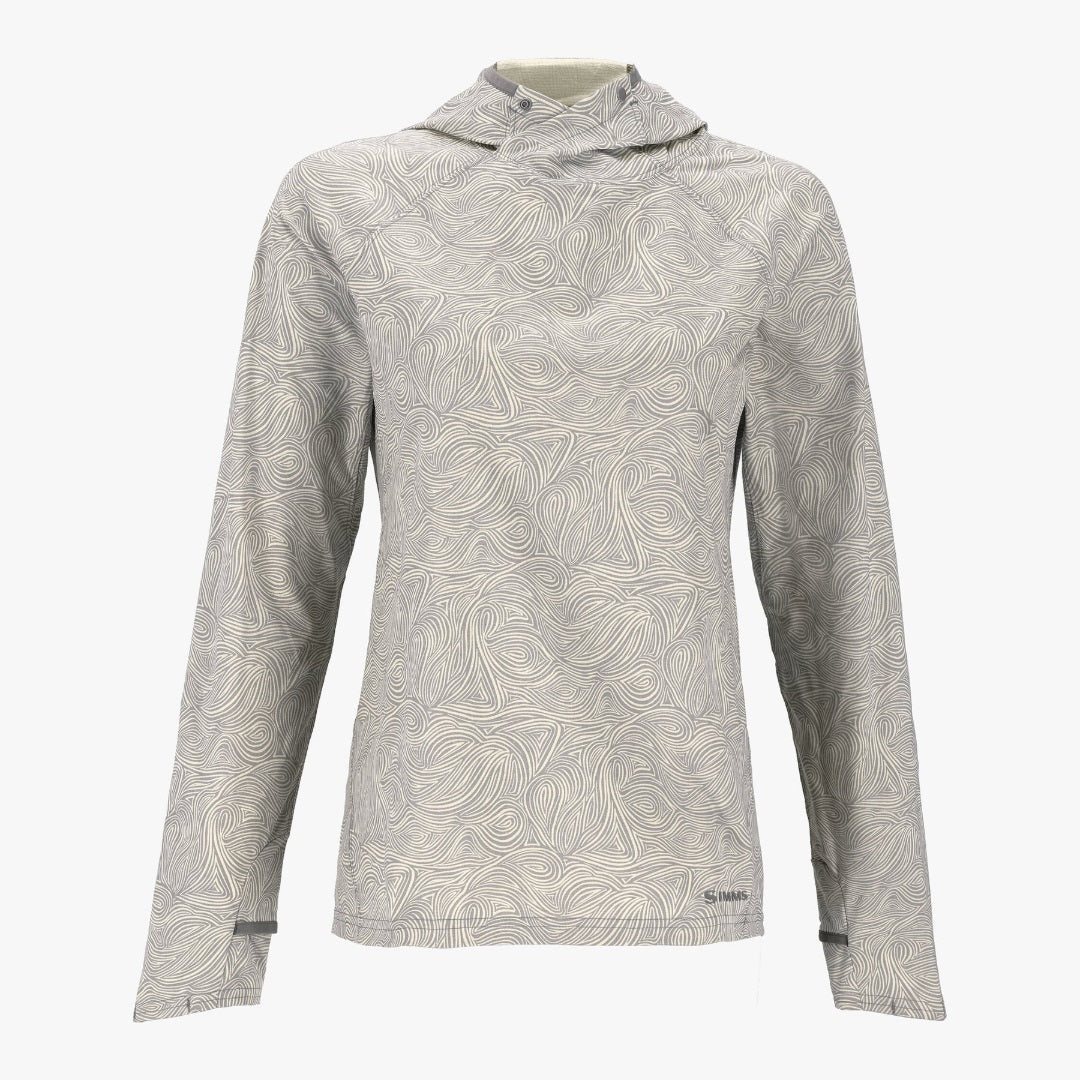 Simms Solarflex Hoodie Women's Swirl Shale Size XL