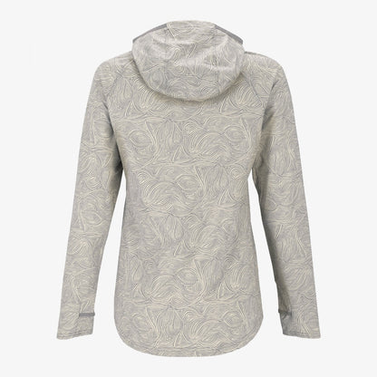Simms Solarflex Hoodie Women's Swirl Shale Size XL