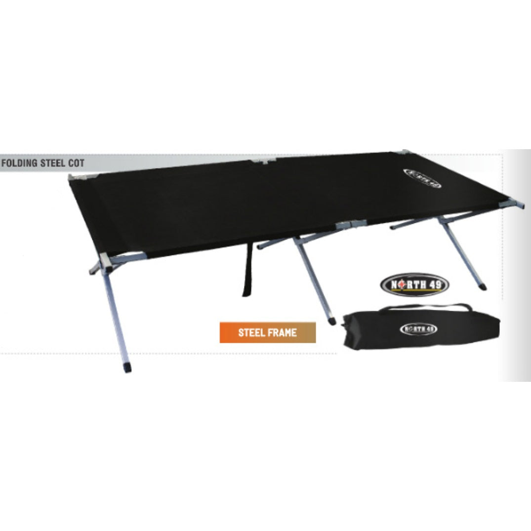 World Famous Extra Large Folding Steel Cot