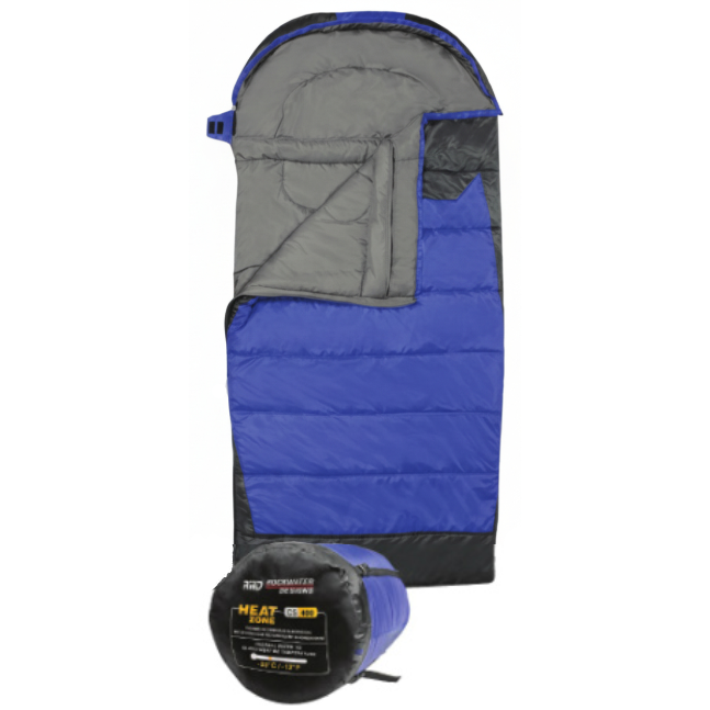 RWD Rockwater Designs Heat Zone CS-400 Sleeping Bag Royal/Dark Grey