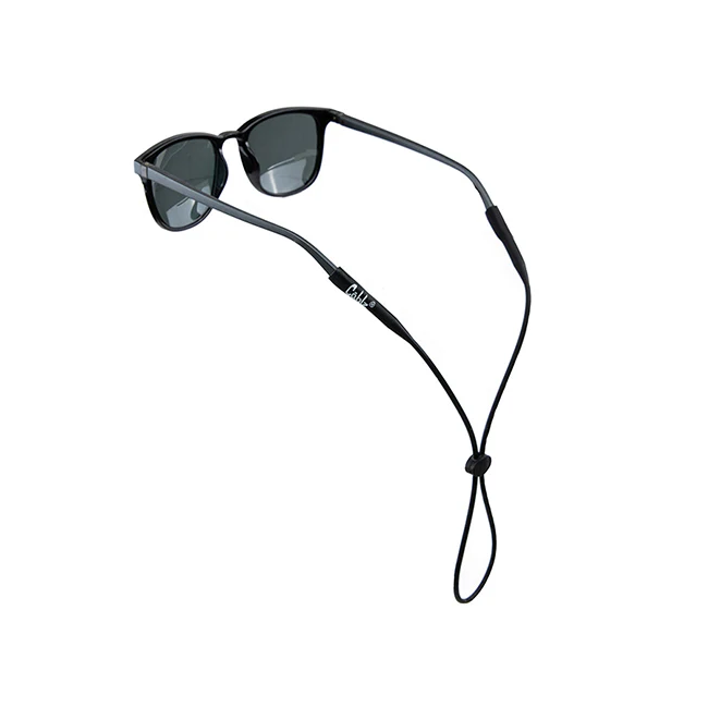 Coblz Silicone Adjustable Skinny Black 16"
