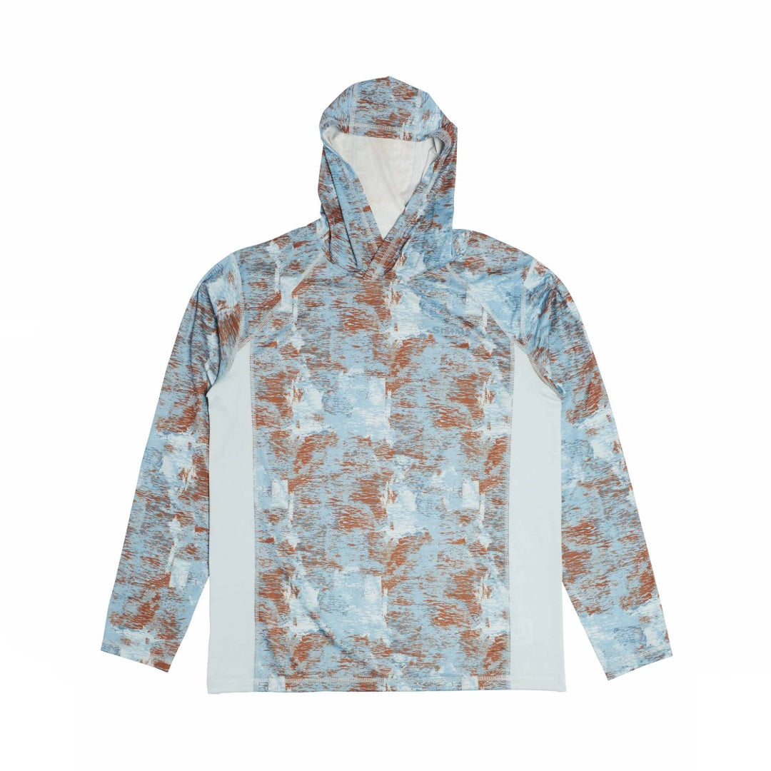 Simms Challenger Solar Hoodie Men's Steel Blue Size M