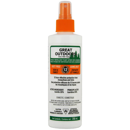 Great Outdoors Insect Repellent 20% Icaridine 200 ml