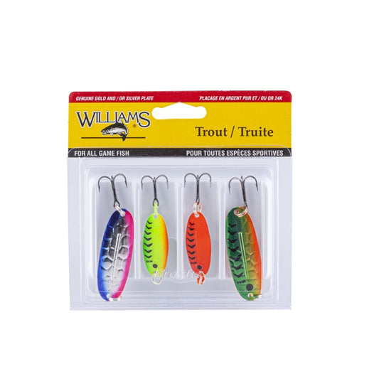 Williams Trout #2 4-Pack Assorted