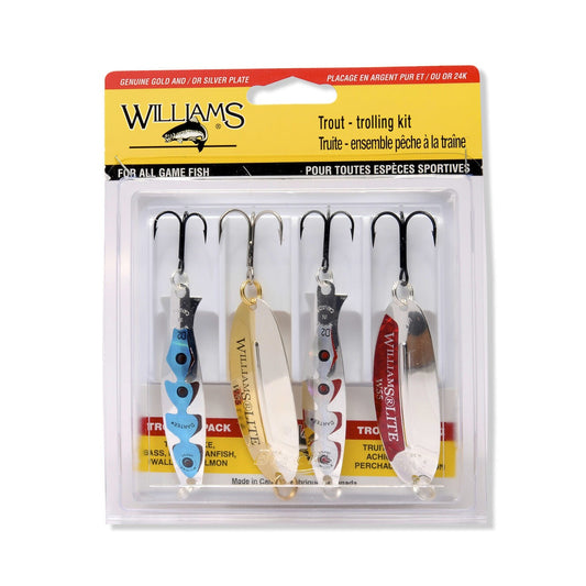 Williams Trout Trolling 4-Pack Kit