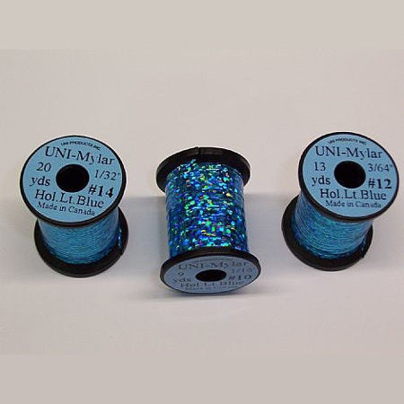 Uni-Mylar Holographic Light Blue #10 9 Yd