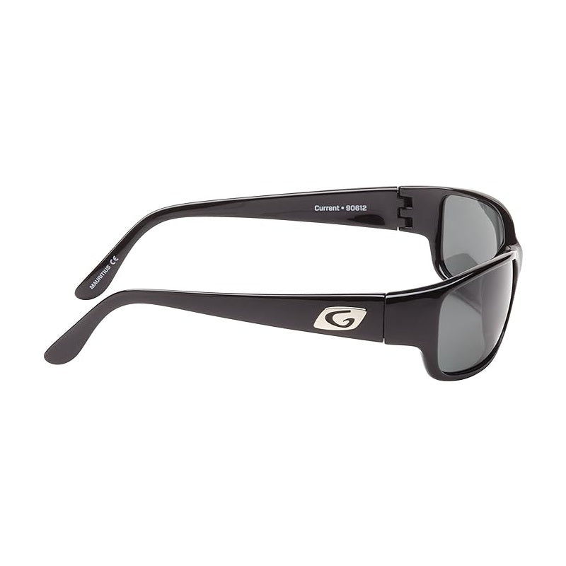 Guideline Current Polarized Sunglasses Black Frame Gray Lens