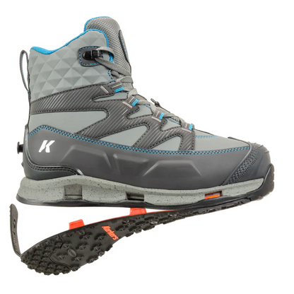 Korkers Bantam Lite Felt & Kling-On Soles Women's Size 8
