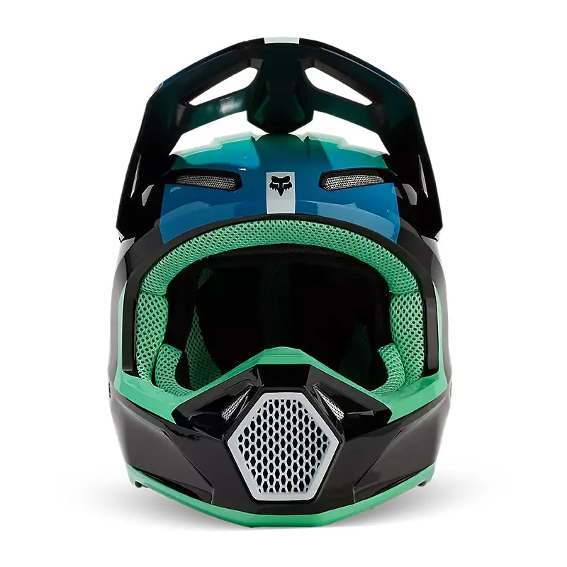 Fox V1 Ballast Helmet Black and Blue Size M