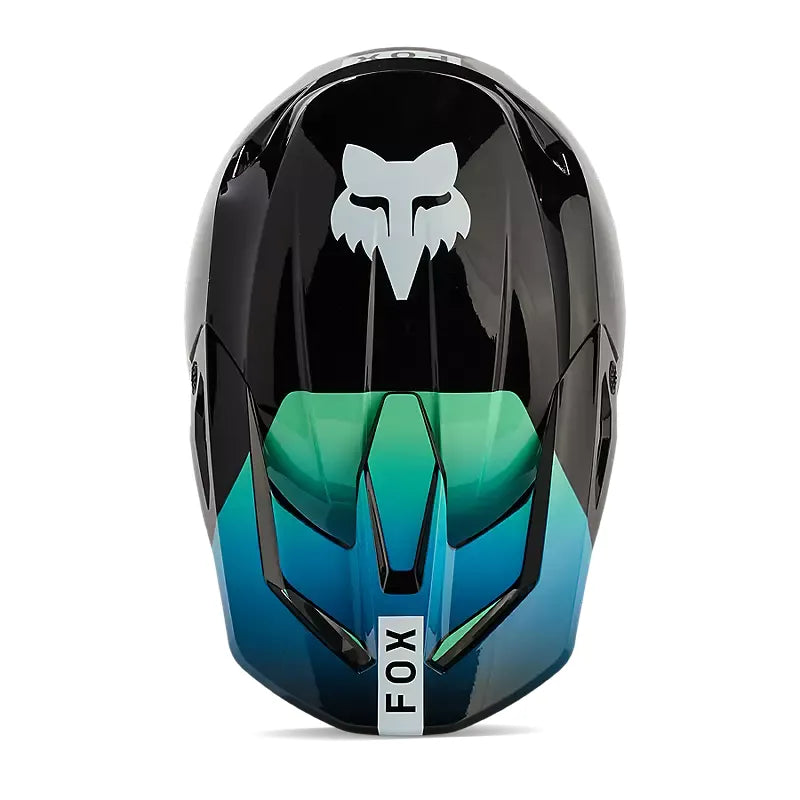 Fox V1 Ballast Helmet Black and Blue Size M