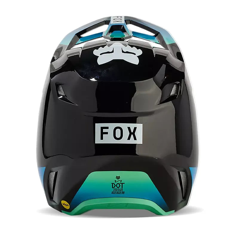 Fox V1 Ballast Helmet Black and Blue Size M