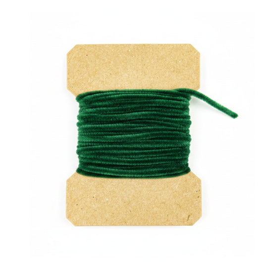 Shor Chenille Forest Green 1 mm