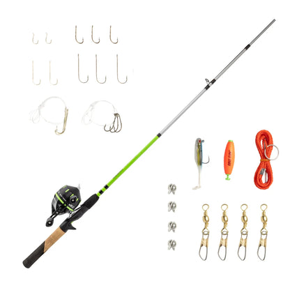 Zebco Ready Tackle 6'0" 2-Piece Spincast Combo