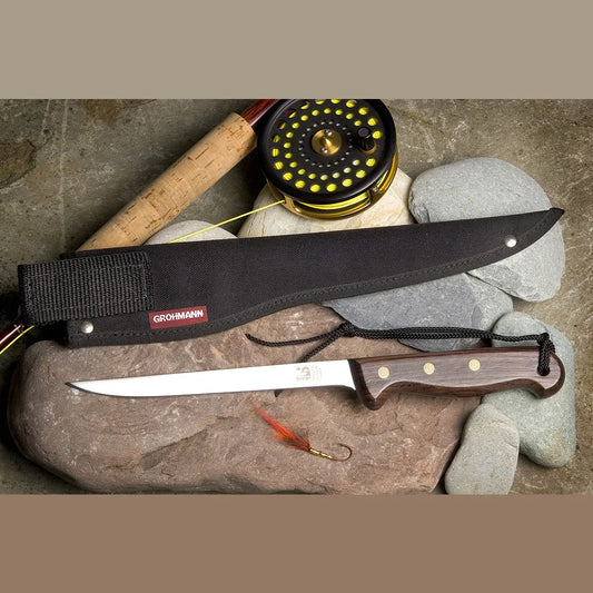 Grohmann 7" Fillet Knife with Cordura Sheath