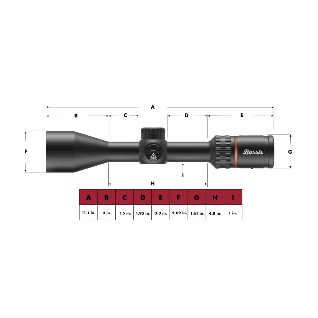 Burris Fullfield 3-12X42mm Side Parallax Scope