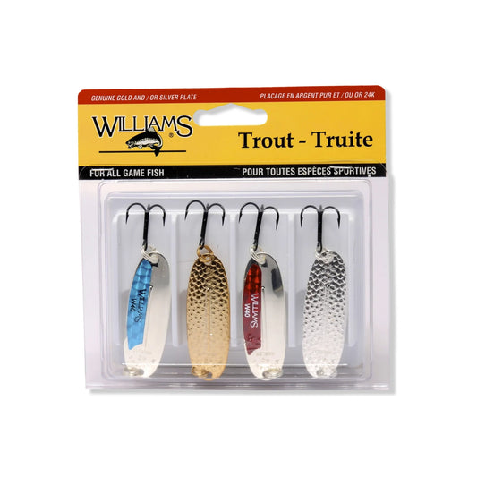 Williams 4-Pack Trout Lure Kit