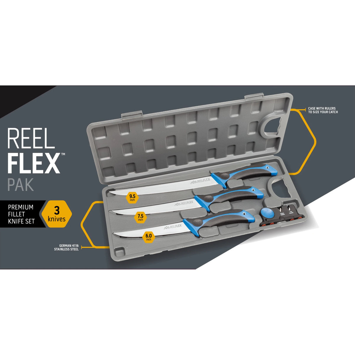 Outdoor Edge Reel Flex Pak Fillet Knife Set